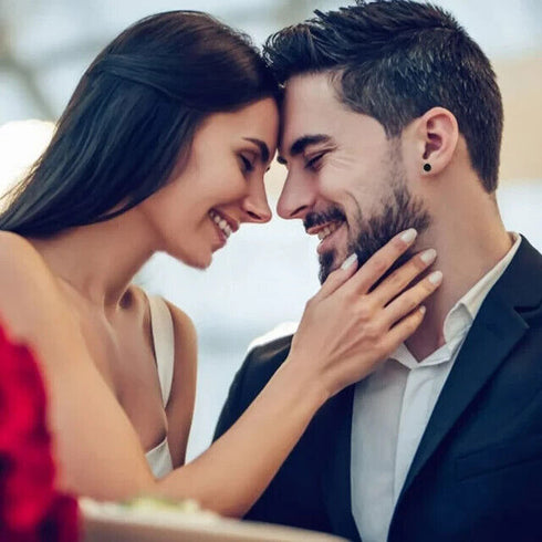 316L Surgical-Steel Greek Pattern Black Hypoallergenic Men & Women Stud Earrings